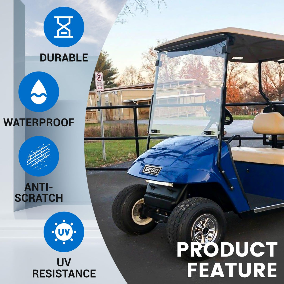 Rectangular fit for EZGO TXT 1994-2010 models
