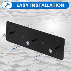 Rust resistant finish protects outdoor nameplate