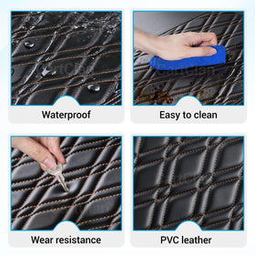 CartClan No-drill installation with adjustable straps keeps covers in place