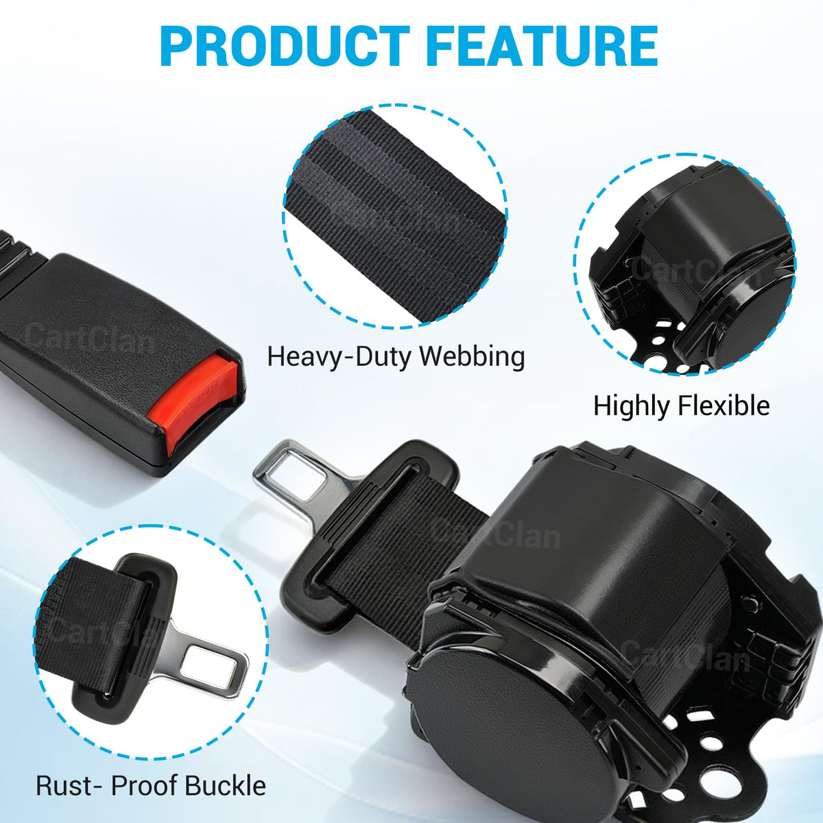 CartClan no drilling setup keeps your cart intact while upgrading safety.