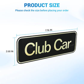 CartClan OEM 47605590001 emblem fits Club Car Tempo.