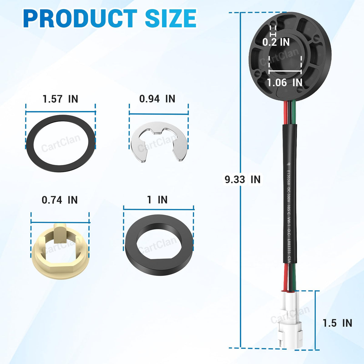 CartClan OEM JU2-H1670-22-00 label showing compatibility.