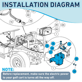 CartClan compatible replacement solenoid for OEM numbers 101908701 and 102774701.