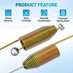 Packaging content showing CartClan accelerator pedal spring for RXV.