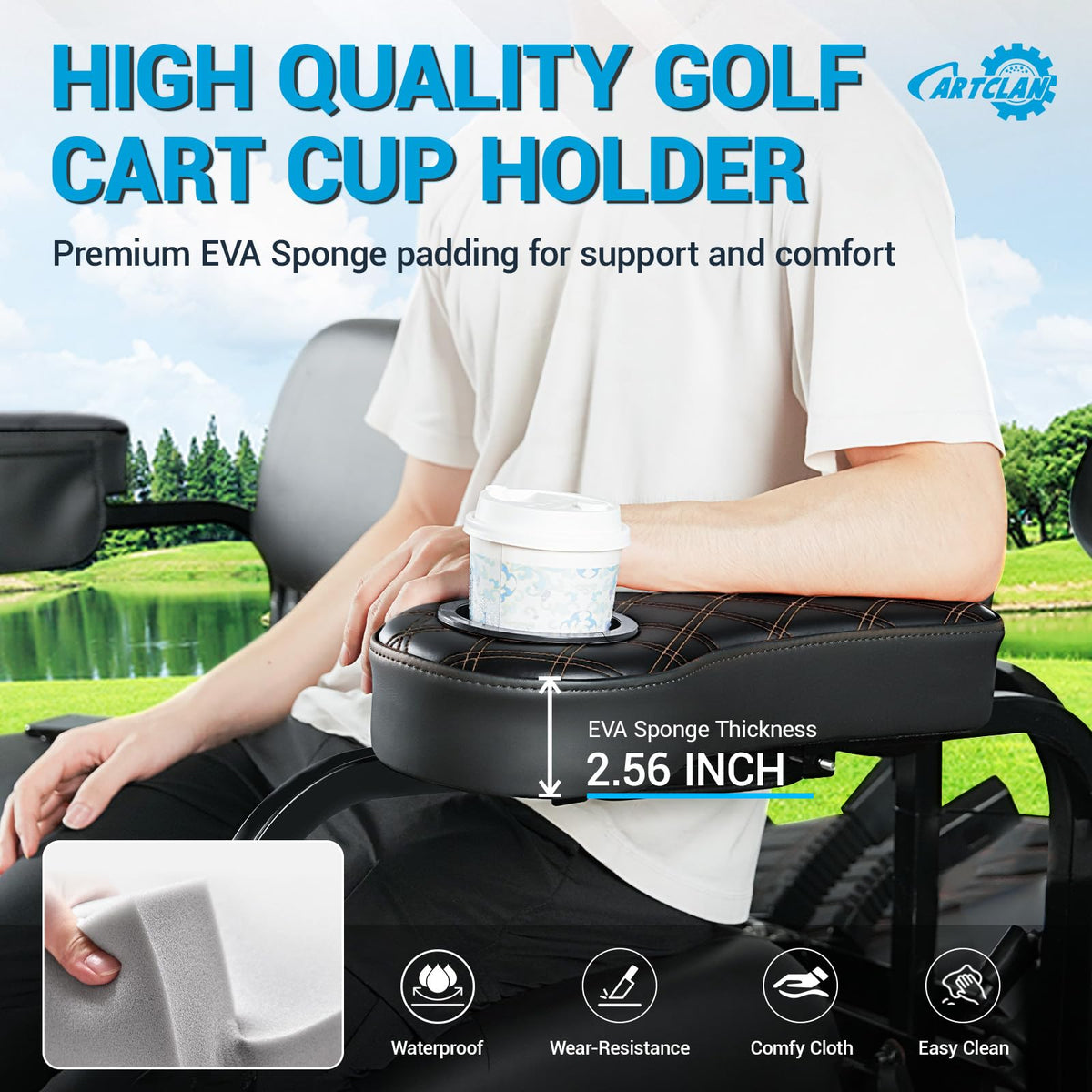 CartClan phone storage bag keeps essentials within easy reach.