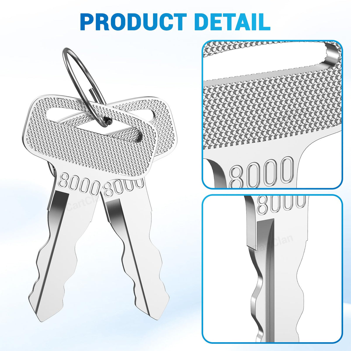 CartClan plug-and-play ignition keys simplify installing replacement keys