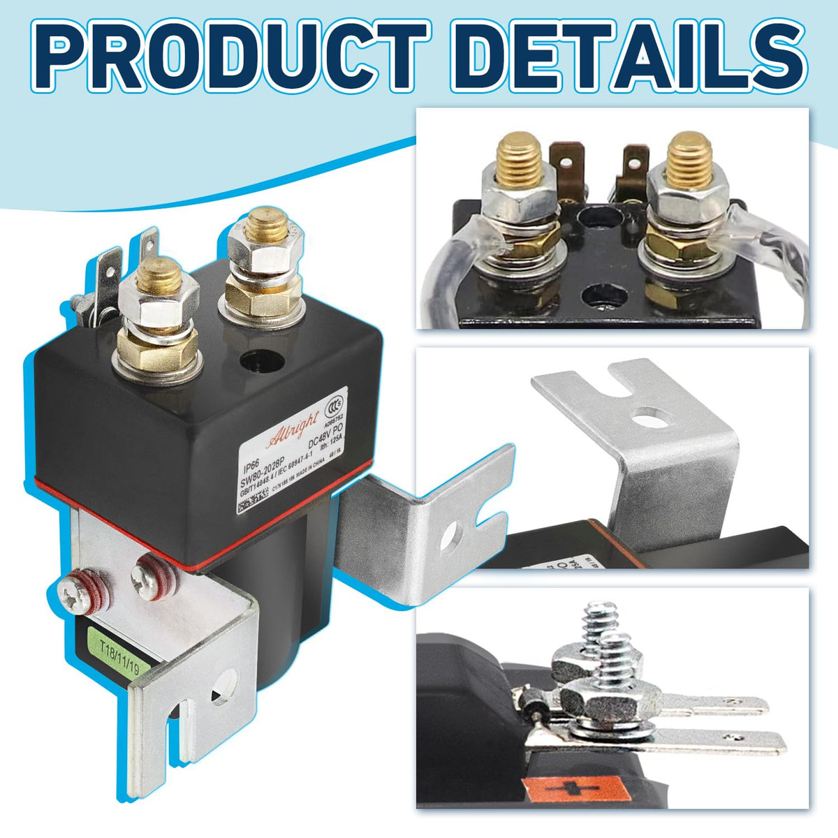 CartClan Precedent solenoid 2004-2008 suitable for gas and electric carts.