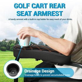 CartClan premium PVC leather fabric resists wear and extends life.