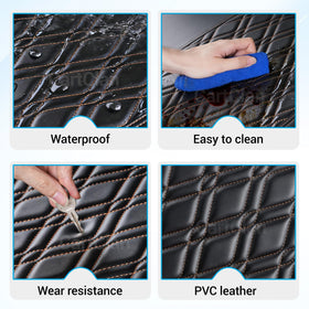 CartClan PVC leather golf seat kit for durable protection