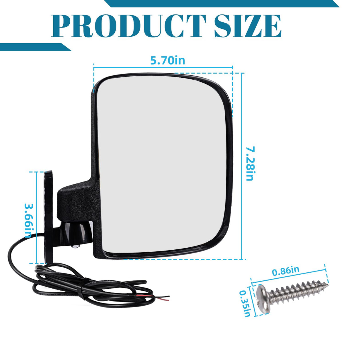 CartClan dual-mirror kit helps you stay aware of surroundings