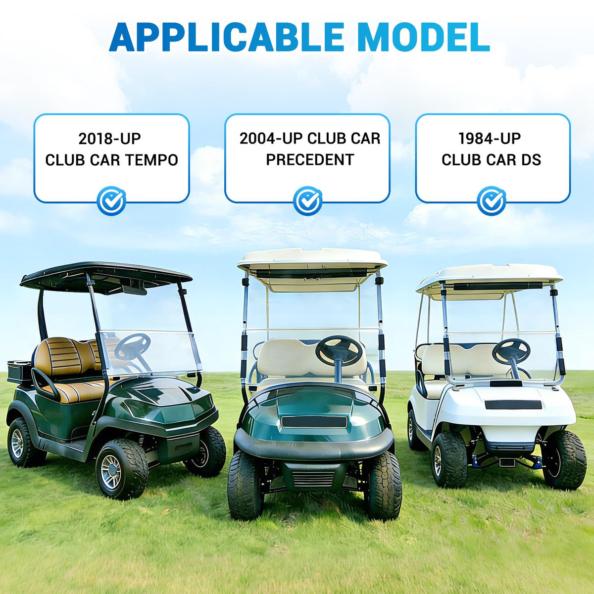 CartClan replacement 1012505 keys for Club Car, easy swap