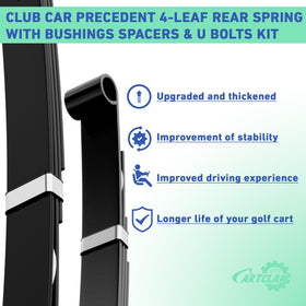 CartClan rubber bushings reduce noise and friction after replacement
