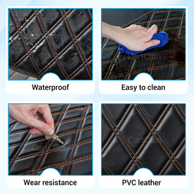CartClan seat covers wipe-clean surface after rides.