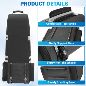 CartClan secure straps hold clubs safely during transit