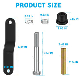 CartClan sleeve for rear leaf spring supports alignment and ride precision.