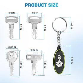 CartClan soft PVC keychain YSK-0004 included with keys