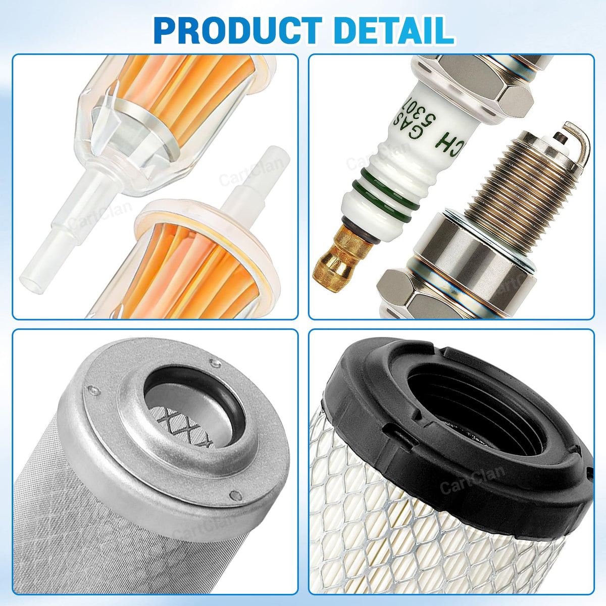 CartClan EZGO spark plugs image ensures reliable starts and steady operation.