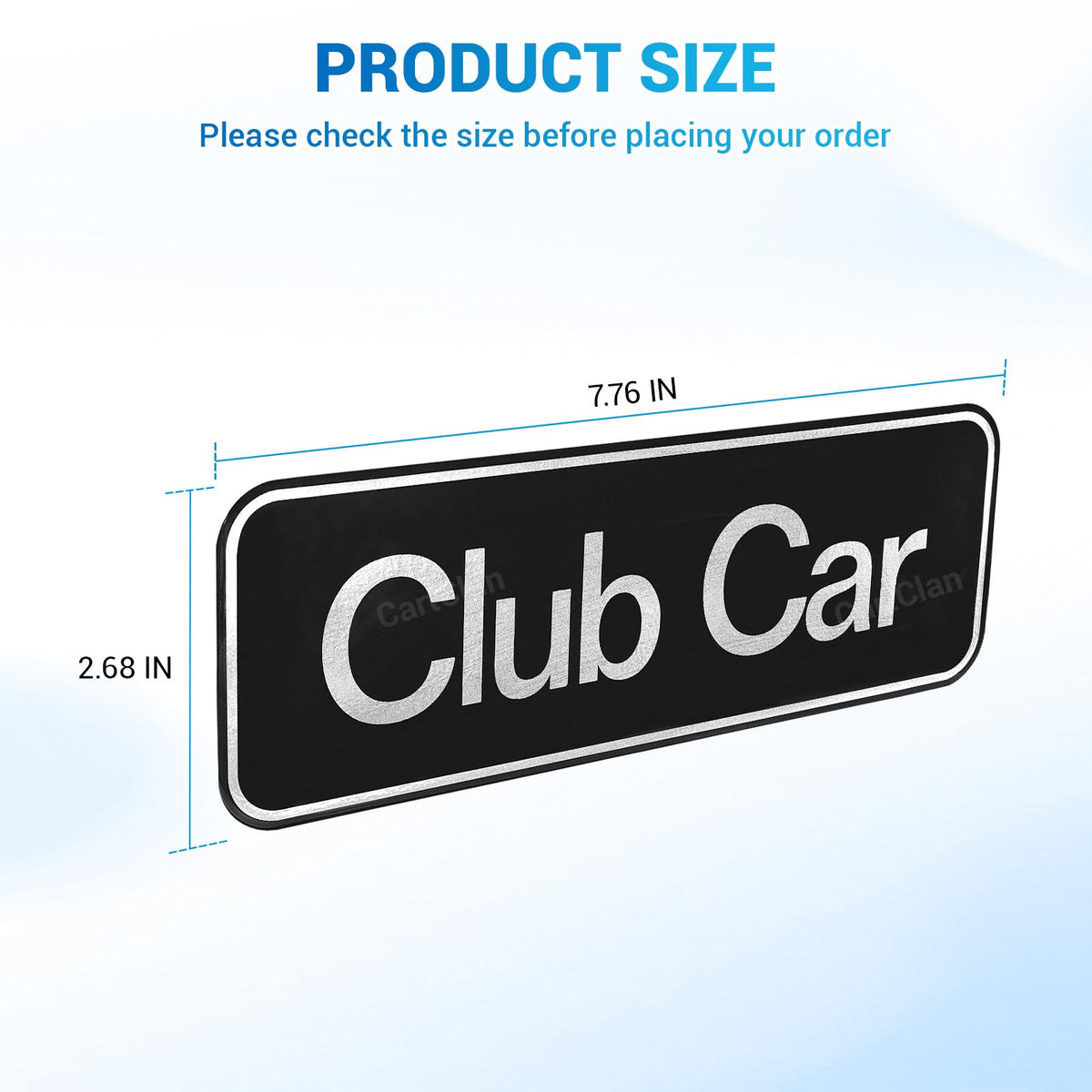 CartClan tempo decal installed on front panel boosts decor and personalization.
