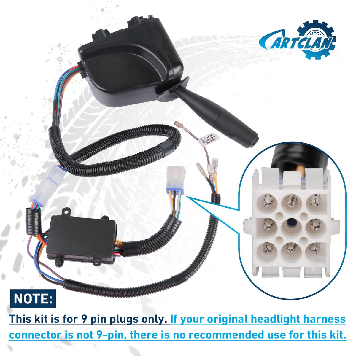 CartClan controller box with flash function enhances signal visibility.