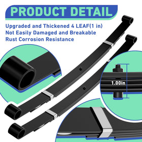 CartClan U-bolts reinforce rear suspension for durable performance
