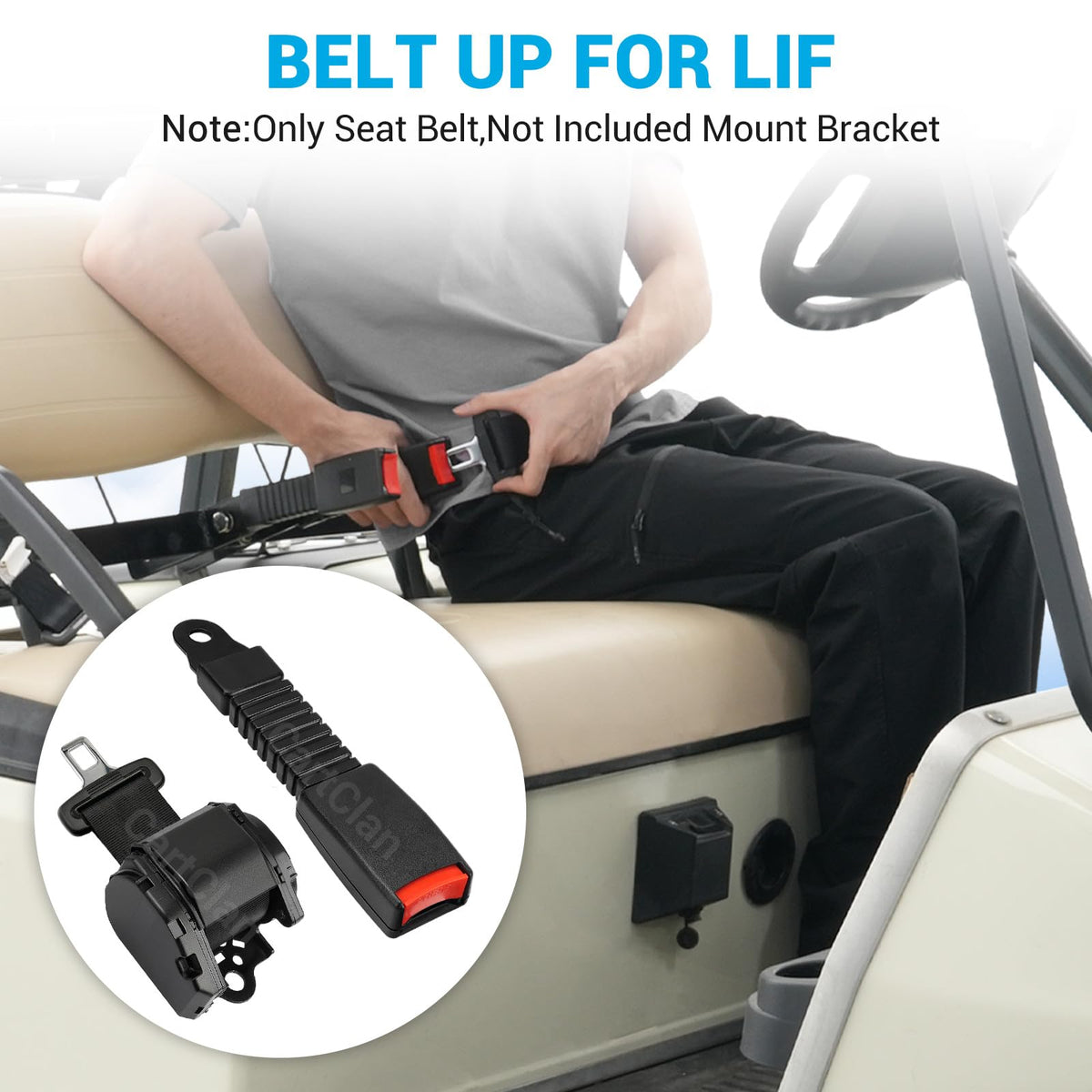 CartClan universal fit for Club Car Yamaha EZGO carts ensures broad compatibility.
