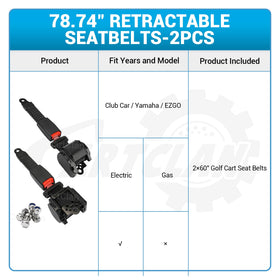 CartClan universal fit simplifies upgrading your golf cart seat safety today.