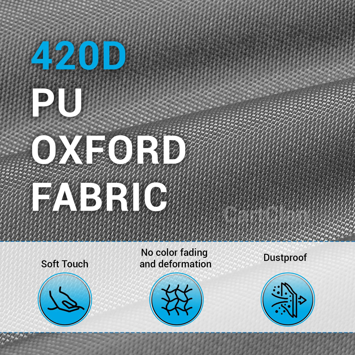 CartClan universal golf cart cover ventilated design keeps air circulating to reduce moisture.