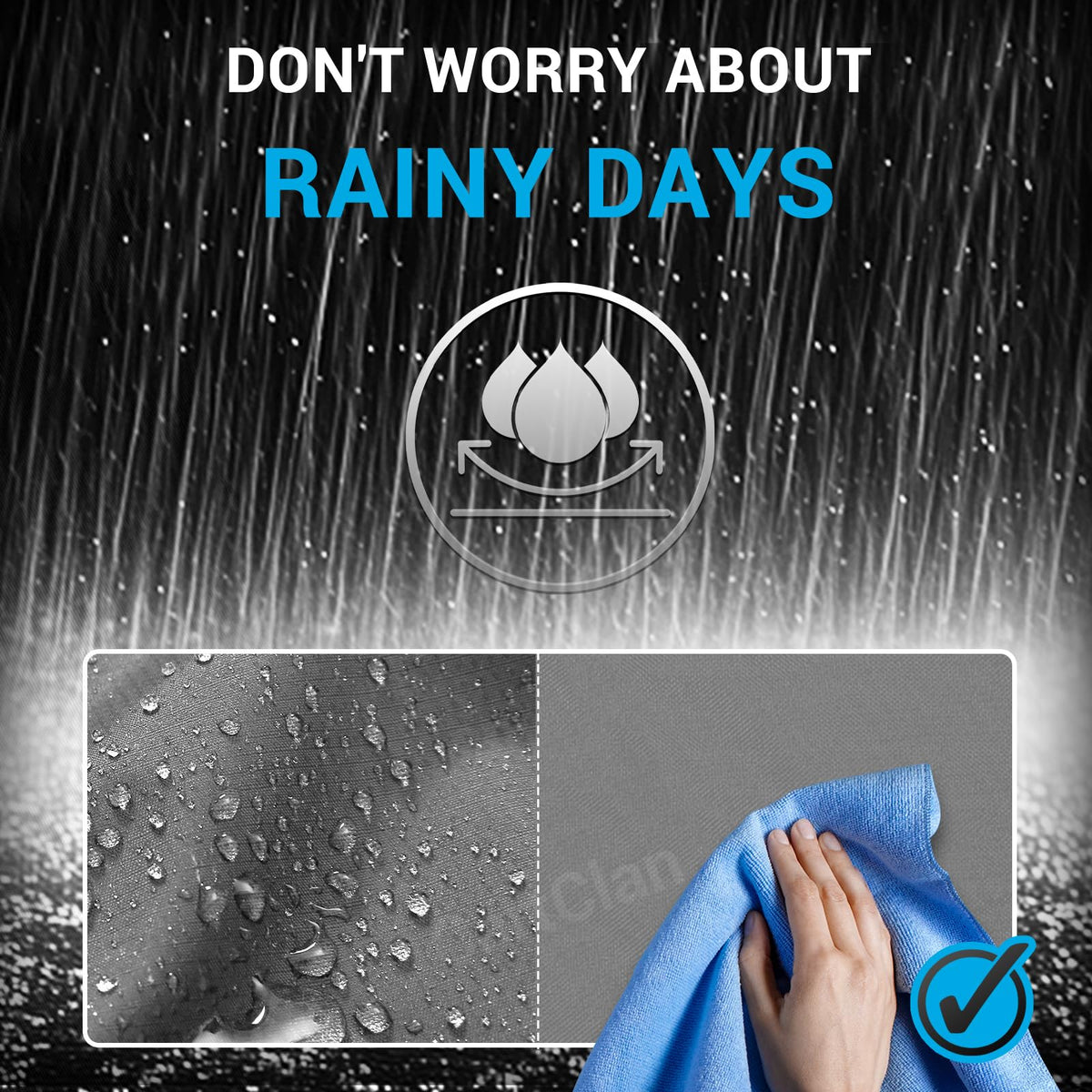 CartClan ventilated design promotes airflow to prevent moisture buildup.