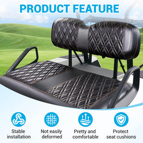 CartClan waterproof golf seat cover ready for wet rounds