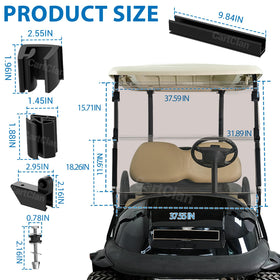 CartClan windshield clips system provides secure mounting
