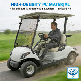 CartClan easy installation under five minutes for Yamaha G29 windshield