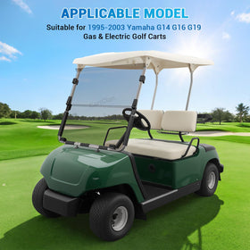 CartClan windscreen with included hardware for secure, drill-free mounting