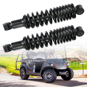 CartClan Yamaha rear shock absorber spring close-up with robust chrome finish