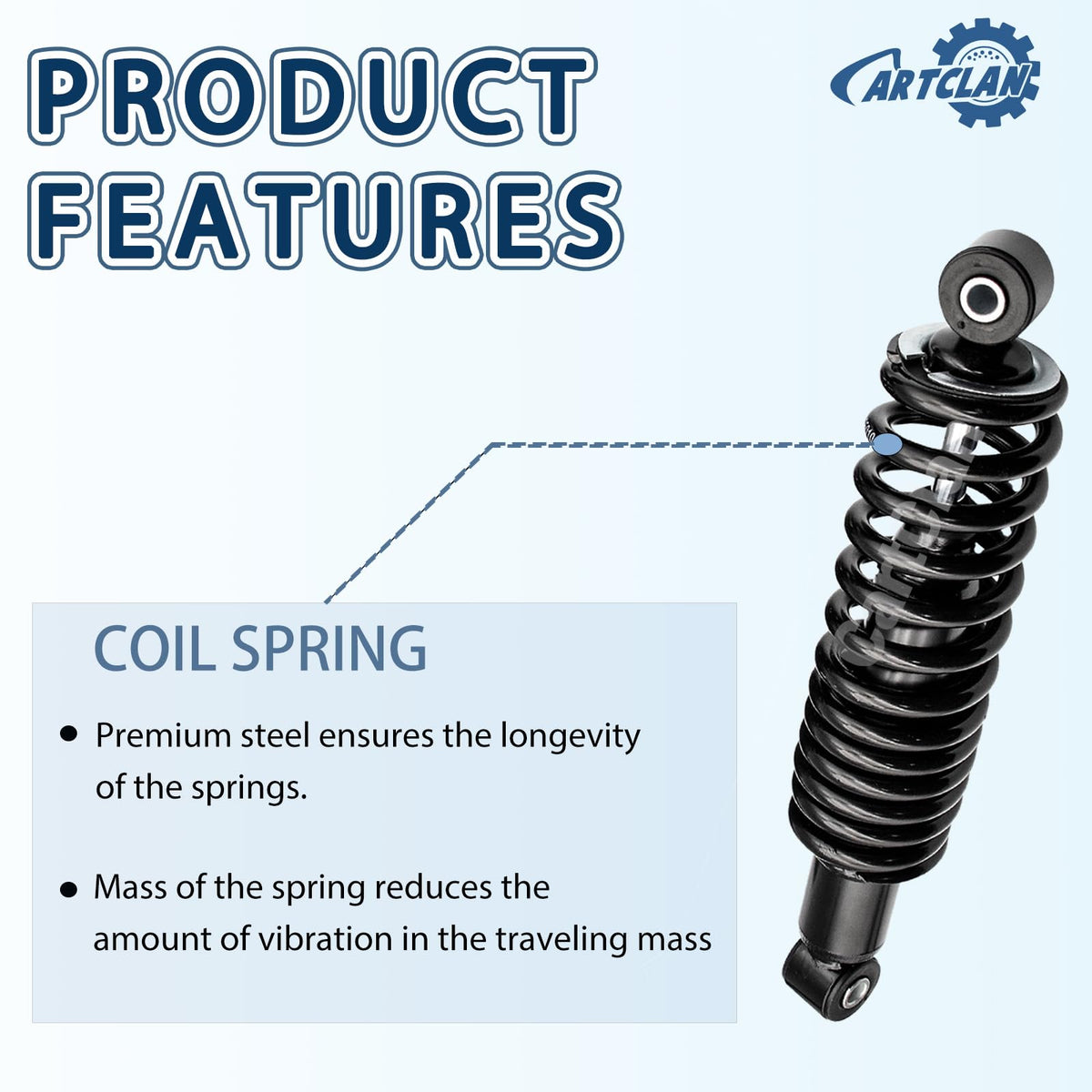 CartClan Yamaha rear shock assembly suitable for G16 and G29 models