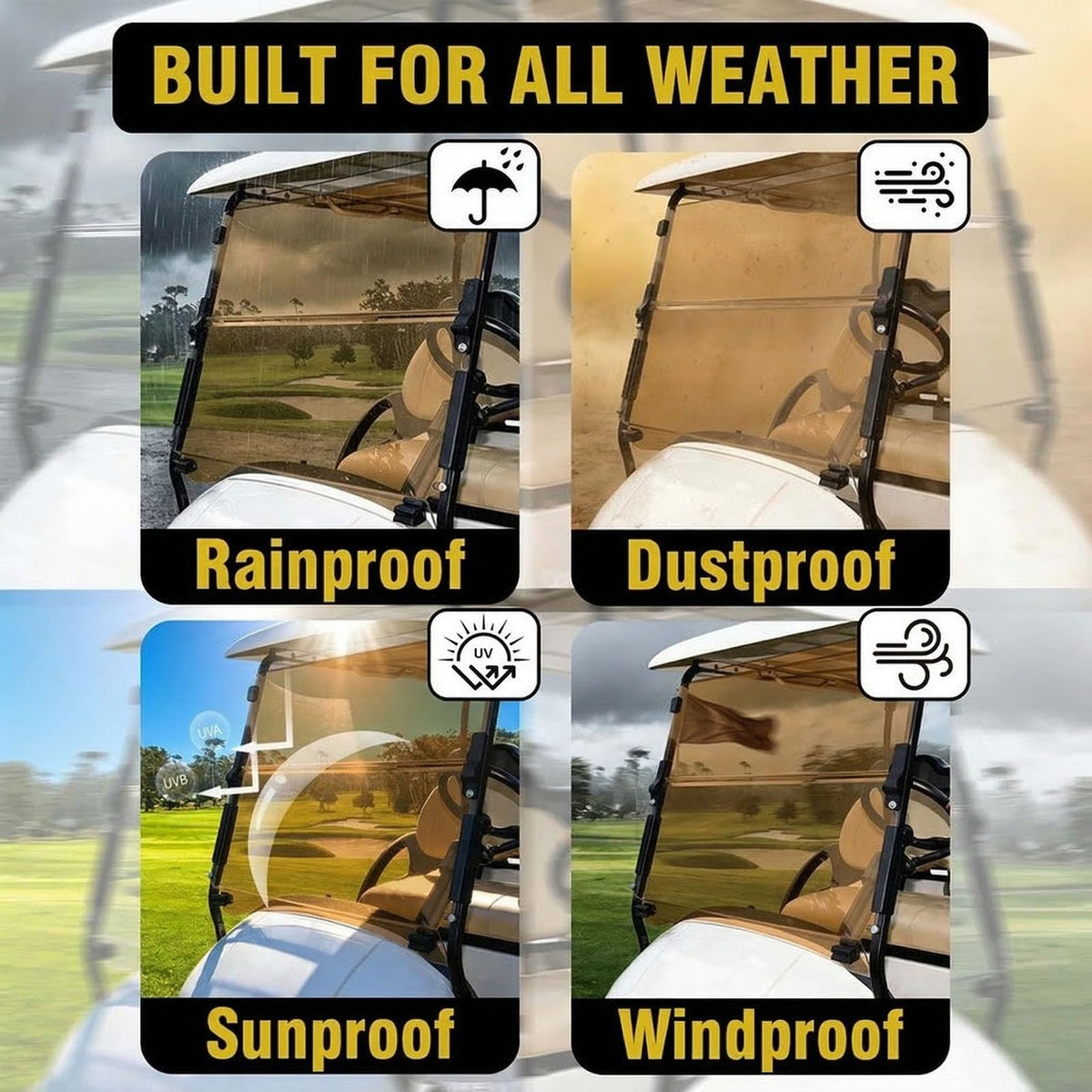 CasCartCade protective film protects windshield surface during handling