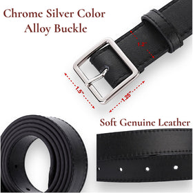 CaserBay 2-pack belt set includes black and nude options.