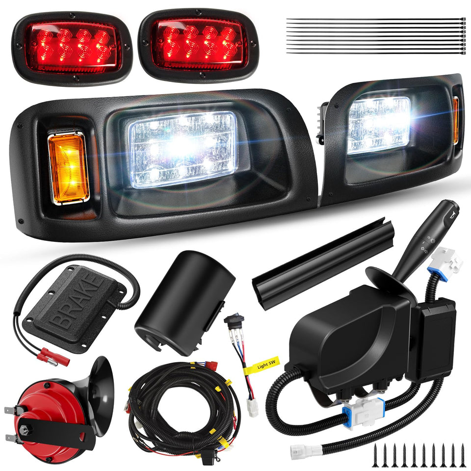 CASISPRO 12V Deluxe left headlight for Club Car DS, improves night visibility