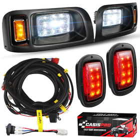 CASISPRO 12V golf cart headlight left on Club Car DS for night driving