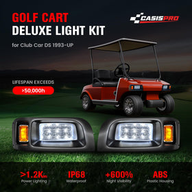 CASISPRO 12V golf cart headlight right providing wide field of view