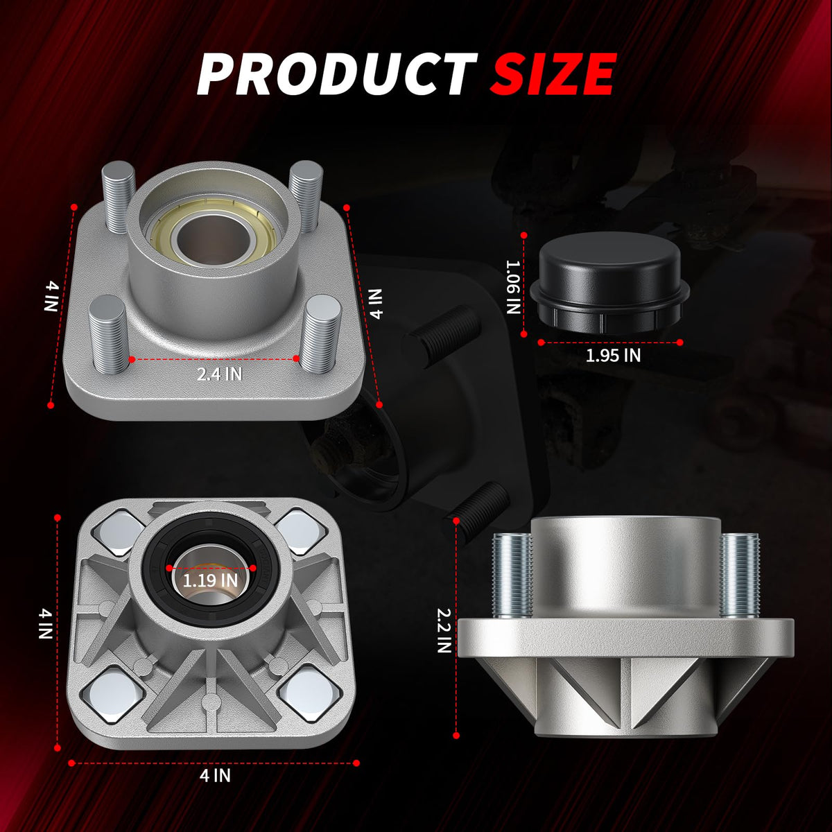 CASISPRO 2-pack hub kit for Yamaha Drive simplifies replacement