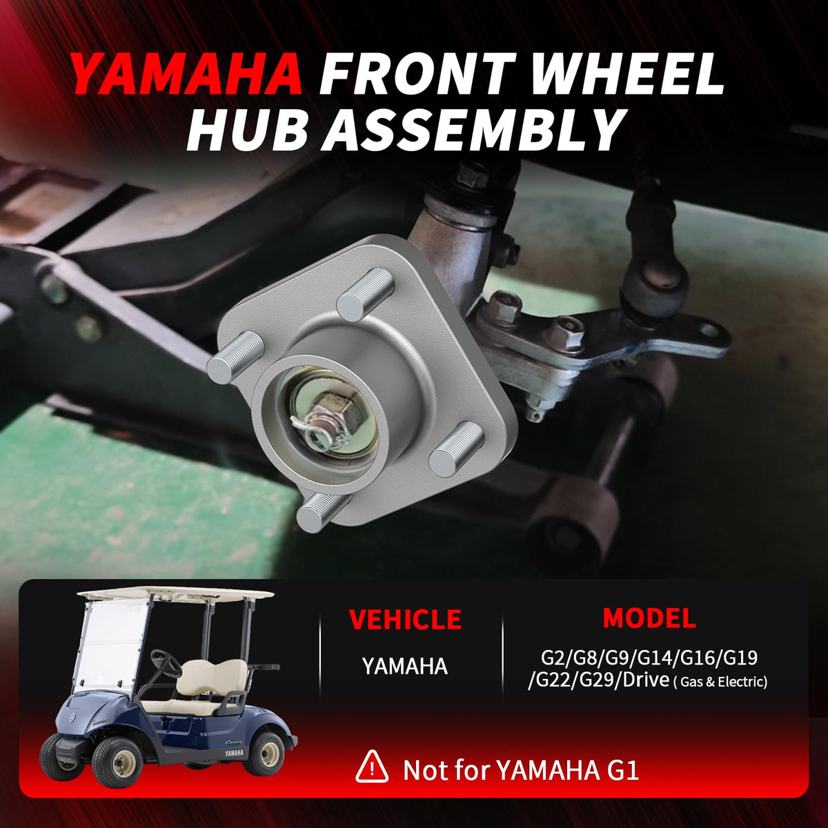 CASISPRO aluminum front wheel hub for Yamaha with rust resistance