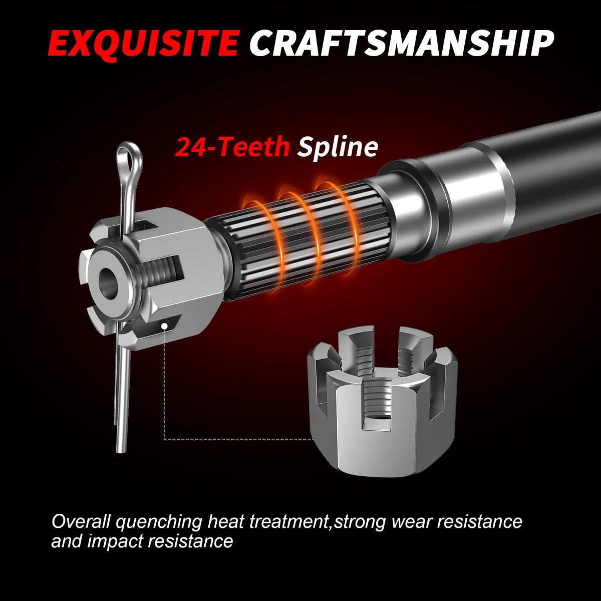 CASISPRO bearing-seal-kit for EZGO rear axle supports smooth rotation and reduced maintenance.