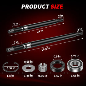 CASISPRO cotter-pins resist loosening for safer EZGO rear axle operation.