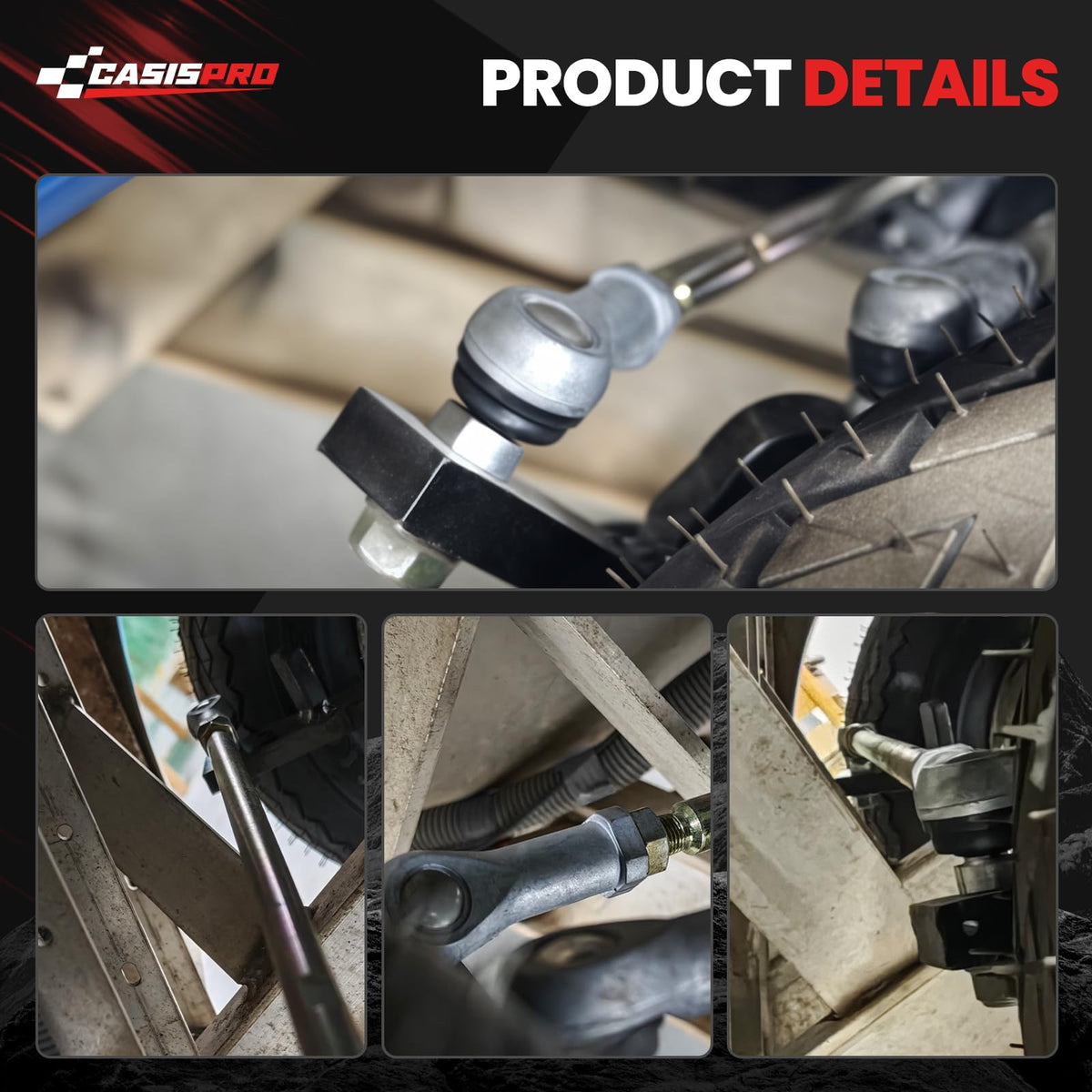 CASISPRO EZGO TXT assembly demonstrates quieter steering and reduced vibration