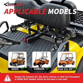 CASISPRO four seatbelts for the front area, ready for passengers