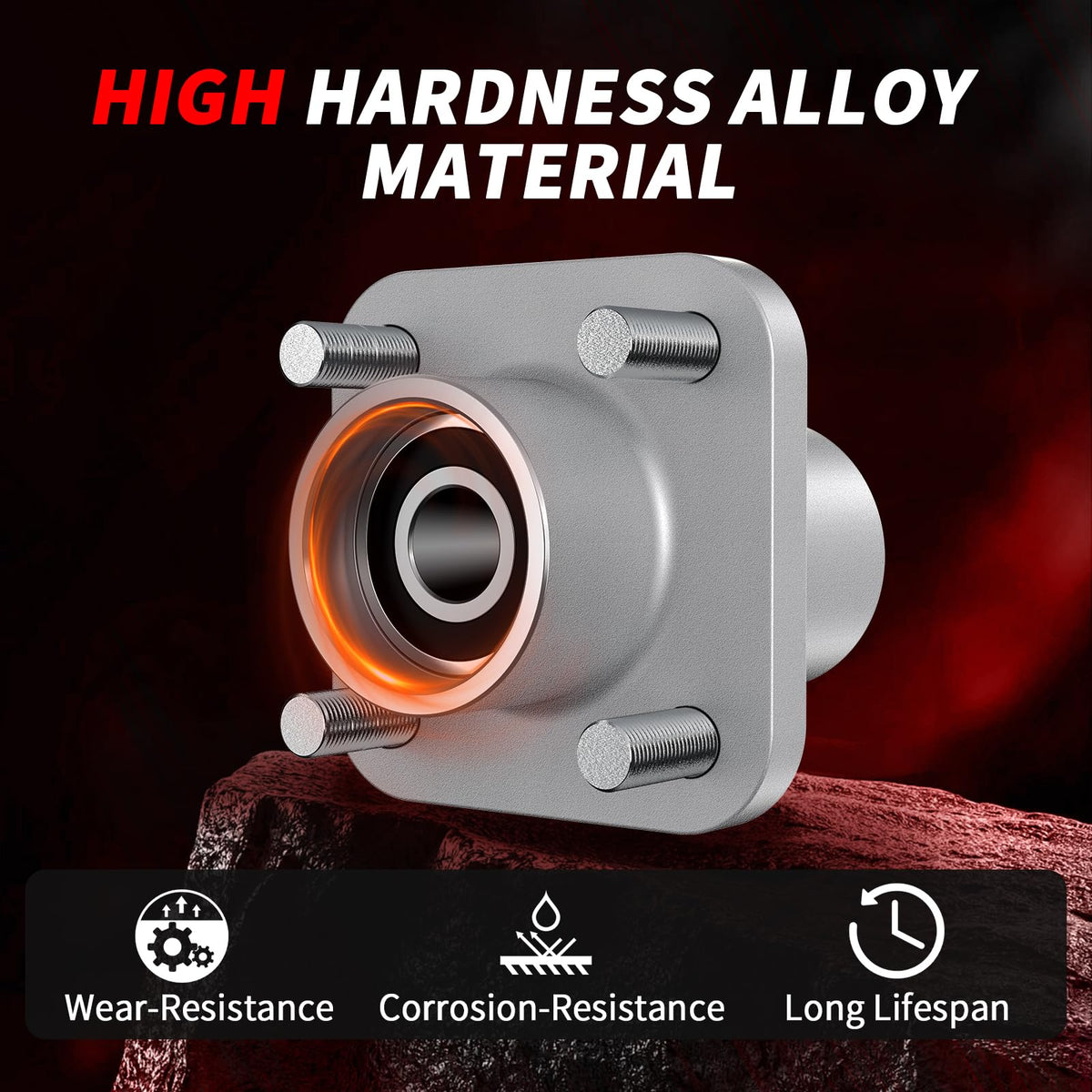 Casispro front wheel bearings with dust cover reduce friction