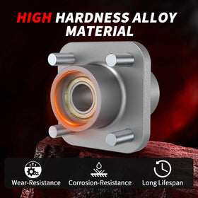 CASISPRO hub with dust caps provides added protection against dirt