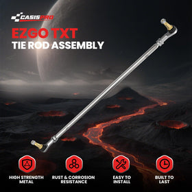 CASISPRO EZGO TXT tie rod side angle demonstrates precise fit for smooth steering
