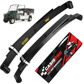 CASISPRO heavy-duty rear 3-leaf spring left for Club Car, enhances load stability.