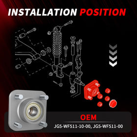 CASISPRO hub nuts and components included for a complete upgrade